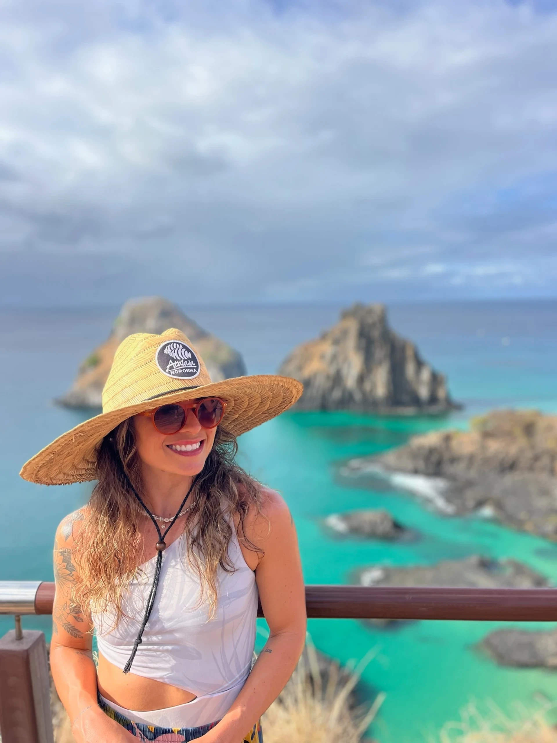 Vista paradisíaca de Fernando de Noronha